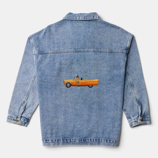 Chaqueta Vaquera coche de halloween (Reverso )