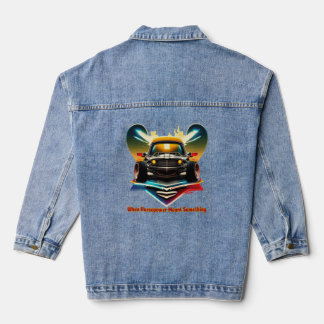 Chaqueta Vaquera Coche muscular retro: cuando la potencia significa