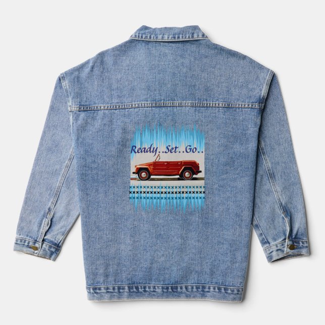 Chaqueta Vaquera coche vintage (Reverso )