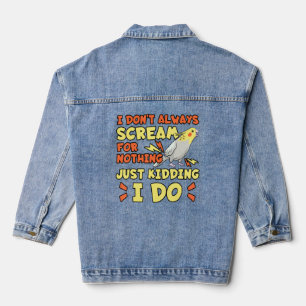 Chaqueta Vaquera Cockatiel Cockatoo Lutino Weiro Parrot Quarri