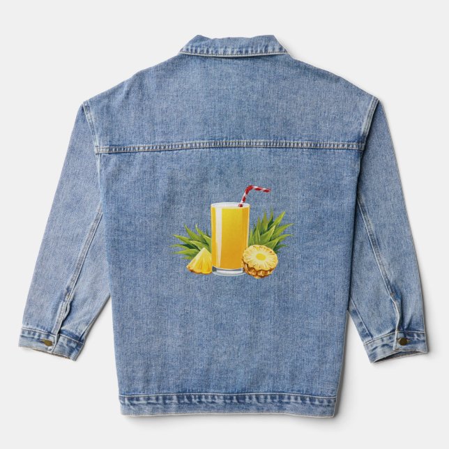 Chaqueta Vaquera cóctel Piña Colada (Reverso )
