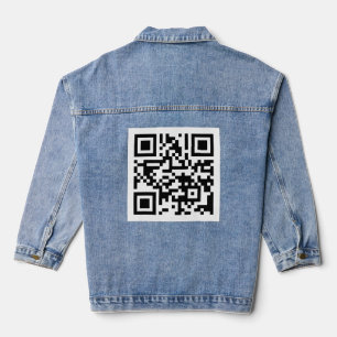 Chaqueta Vaquera Código QR de TVUUC al sitio web