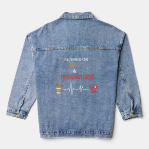 Chaqueta Vaquera Coffee Addict Primer Respondedor EMT Paramédico