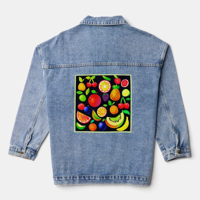 Chaqueta Vaquera Colección Bright Fruit (Reverso )