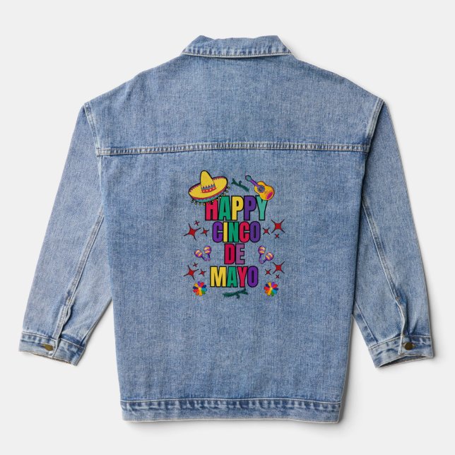 Chaqueta Vaquera Colección de celebraciones de Cinco de Mayo (Reverso )