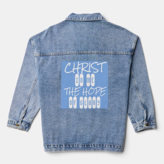 Chaqueta Vaquera Colección de regalos de fe - (Reverso )