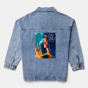 Chaqueta Vaquera "Colección Metallica Vintage: Tri-Ble de banda ret