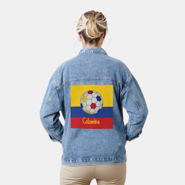 Chaqueta Vaquera Colombia Soccer (Modelo)