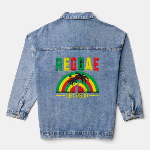 Chaqueta Vaquera Colores de agua retro vintage de Jamaica