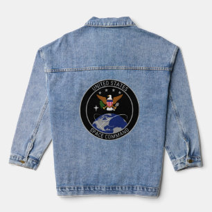 CHAQUETA VAQUERA COMANDO ESPACIAL DE LOS ESTADOS UNIDOS