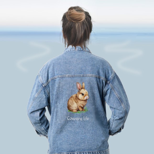 Chaqueta Vaquera Conejo Cute (Subido por el creador)