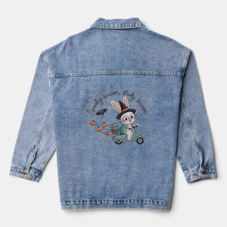 Chaqueta Vaquera Conejo de Enfermería de Temporada Espeluznante de