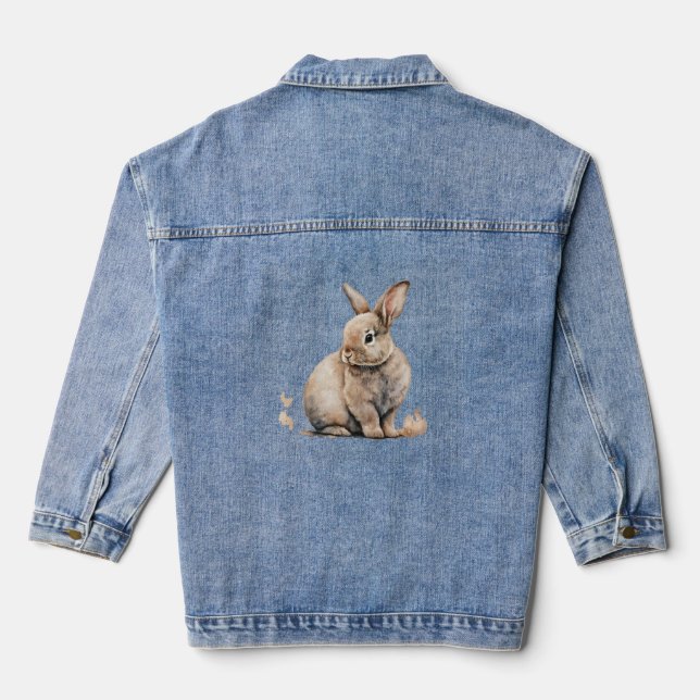 Chaqueta Vaquera Conejo de Pascua (Reverso )