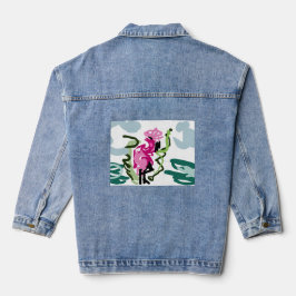 Chaqueta Vaquera Conjunto de flamenco rosa
