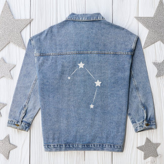 Chaqueta Vaquera Constelación de Libra Zodiac