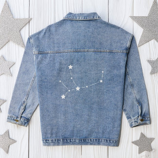 Chaqueta Vaquera Constelación de Virgo Zodiac
