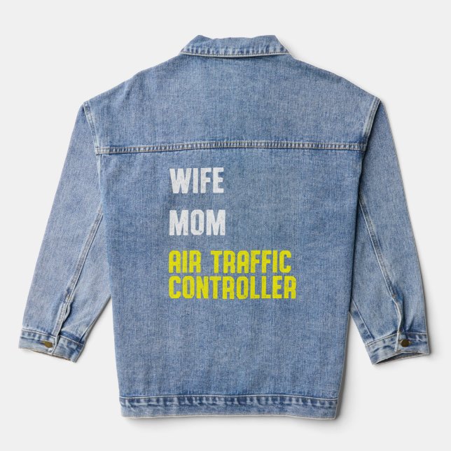 Chaqueta Vaquera Control De Tráfico Aéreo Boring Atc (Reverso )