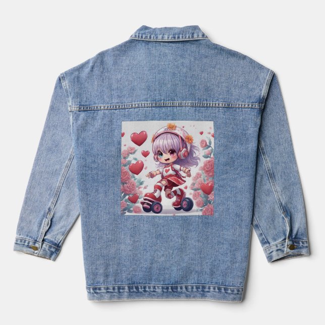 Chaqueta Vaquera corazón de muñeca (Reverso )