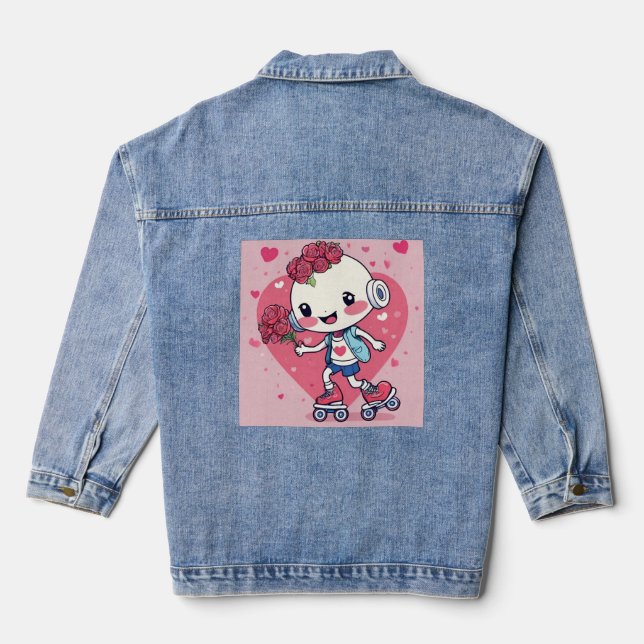 Chaqueta Vaquera corazón valentino (Reverso )