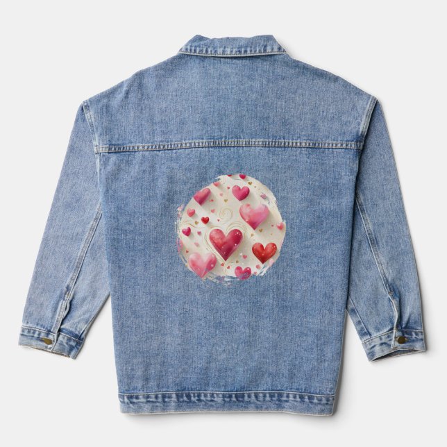 Chaqueta Vaquera Corazones Como el Nuestro (Reverso )