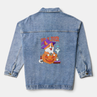 Chaqueta Vaquera Corgi Halloween