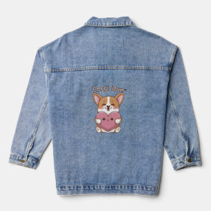 Chaqueta Vaquera Corgi Love Denim Jacket