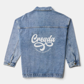 Chaqueta Vaquera Creada Con Un Proposito Español Cristiano