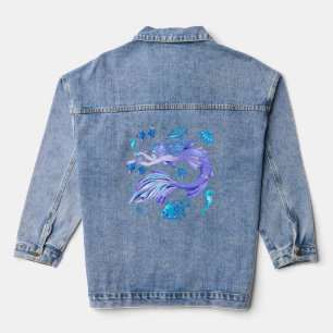 Chaqueta Vaquera Creatividad de hadas púrpura de Sirena