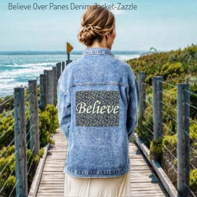 Chaqueta Vaquera Creer sobre los paneles (Subido por el creador)