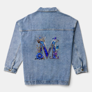 Chaqueta Vaquera Cristal de Zafiro Real M Corona Monograma