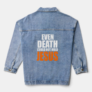 Chaqueta Vaquera Cristo santo, ni siquiera la muerte pudo contener 