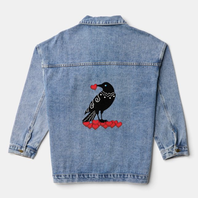 Chaqueta Vaquera Crow Love Denim Jacket (Reverso )