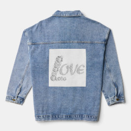 Chaqueta Vaquera Crystal Love Denim Jacket