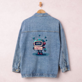 Chaqueta Vaquera CTRL+ HELLO Denim Delight: burdo robot