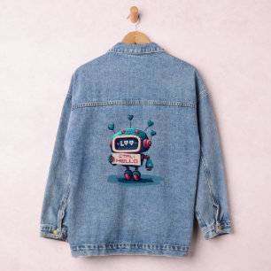 Chaqueta Vaquera CTRL+ HELLO Denim Delight: burdo robot