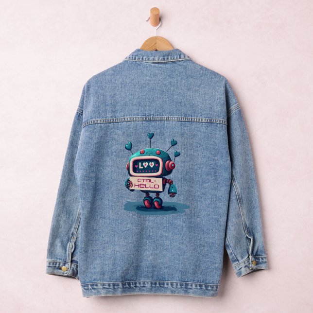 Chaqueta Vaquera CTRL+ HELLO Denim Delight: burdo robot (Hangar)