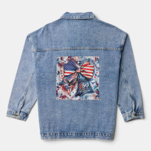 Chaqueta Vaquera Cumpleaños Patriótico 250 Años