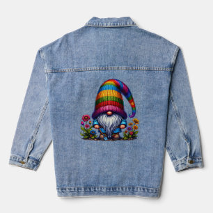 Chaqueta Vaquera Cúpula de jardín con flores