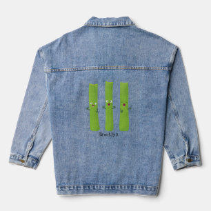 Chaqueta Vaquera Cute apio palitos trio verduras personalizados