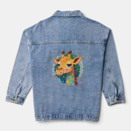 Chaqueta Vaquera Cute Giraffe