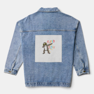 Chaqueta Vaquera Dab de Baile de Superhéroe de Perezoso Super Diver