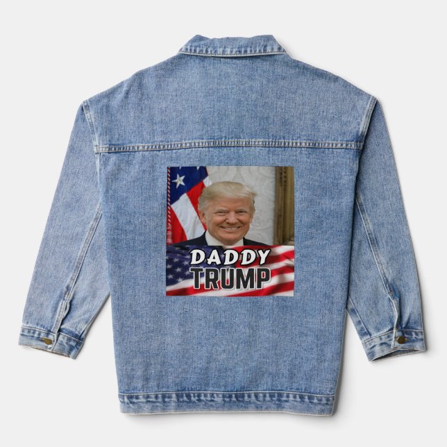 Chaqueta Vaquera Daddy Trump (Reverso )