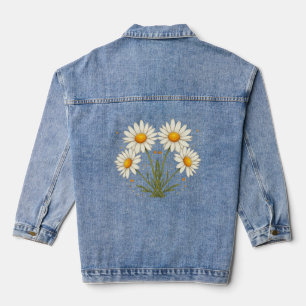 Chaqueta Vaquera Daisy Dreams - Vintage Floral Denim Vibes