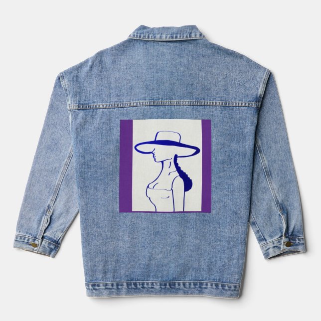Chaqueta Vaquera Dama Azul (Reverso )
