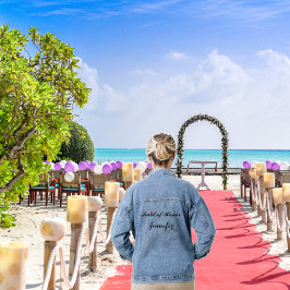 Chaqueta Vaquera Dama de Honor Personalizada Fiesta de Despedida de