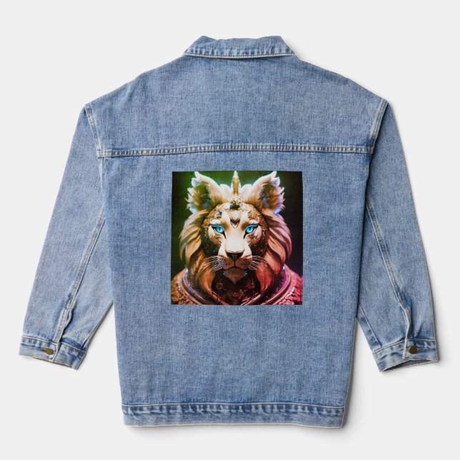 Chaqueta Vaquera Danim jaceat lion disgin (Reverso )