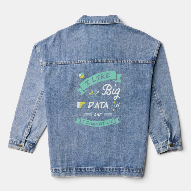 Chaqueta Vaquera Data Scientist Analyst Machine Learning Funny (Reverso )