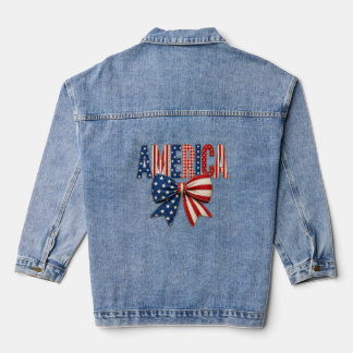Chaqueta vaquera de América patriótica
