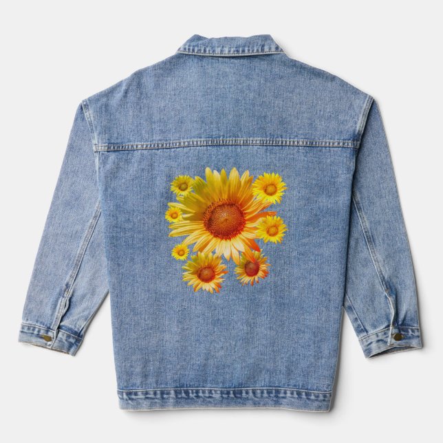 Chaqueta vaquera de girasol (Reverso )