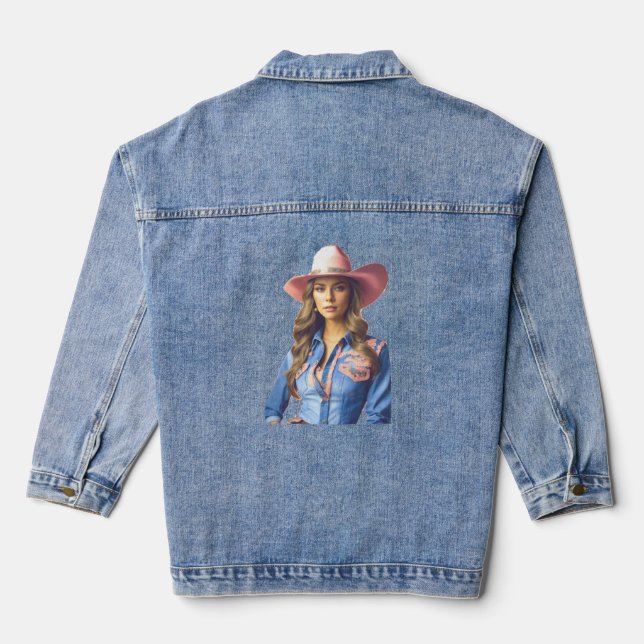 Chaqueta vaquera de mujer (Chaqueta de jeans) (Reverso )
